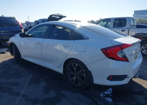 2019 Honda Civic Sport from USA, damaged, VIN 2HGFC2F80KH568274